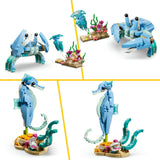 Lego® Creator Zwierzęta morskie 3 w 1: piękne delfiny - przebuduj na konika morskiego lub kraba - 31385