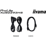 Monitor Iiyama prolite xub2293hs-b6 21.5 (czarny, hdmi, display port)