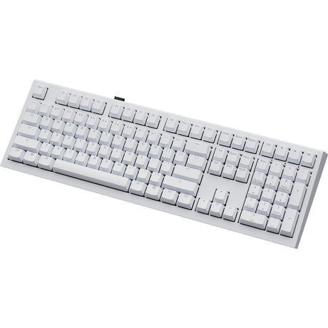 Klawiatura mechaniczna Ducky one x bezprzewodowa rgb (biała, układ amerykański (qwerty), indukcyjna, 100%, z możliwością wymiany podczas pracy, pbt, 2,4 GHz | bluetooth | usb-c)