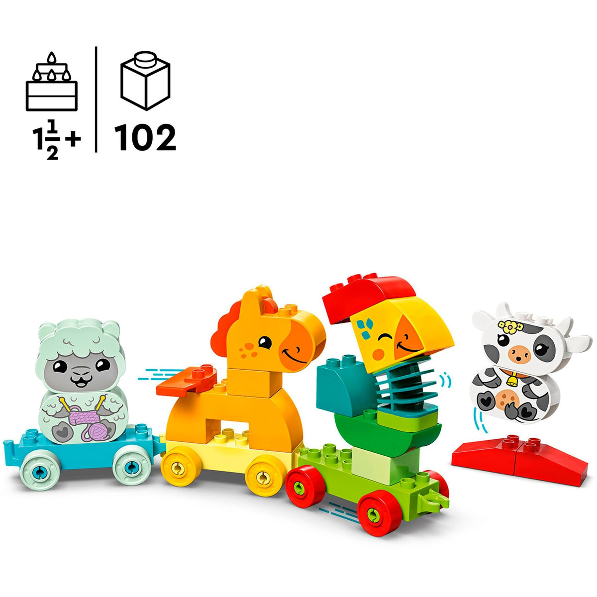 Lego duplo Mój pierwszy pociąg ze zwierzętami - 10412