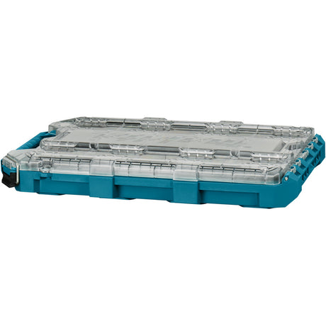 Płaska skrzynka narzędziowa Makita Maktrak P-91051 (niebiesko-czarna)