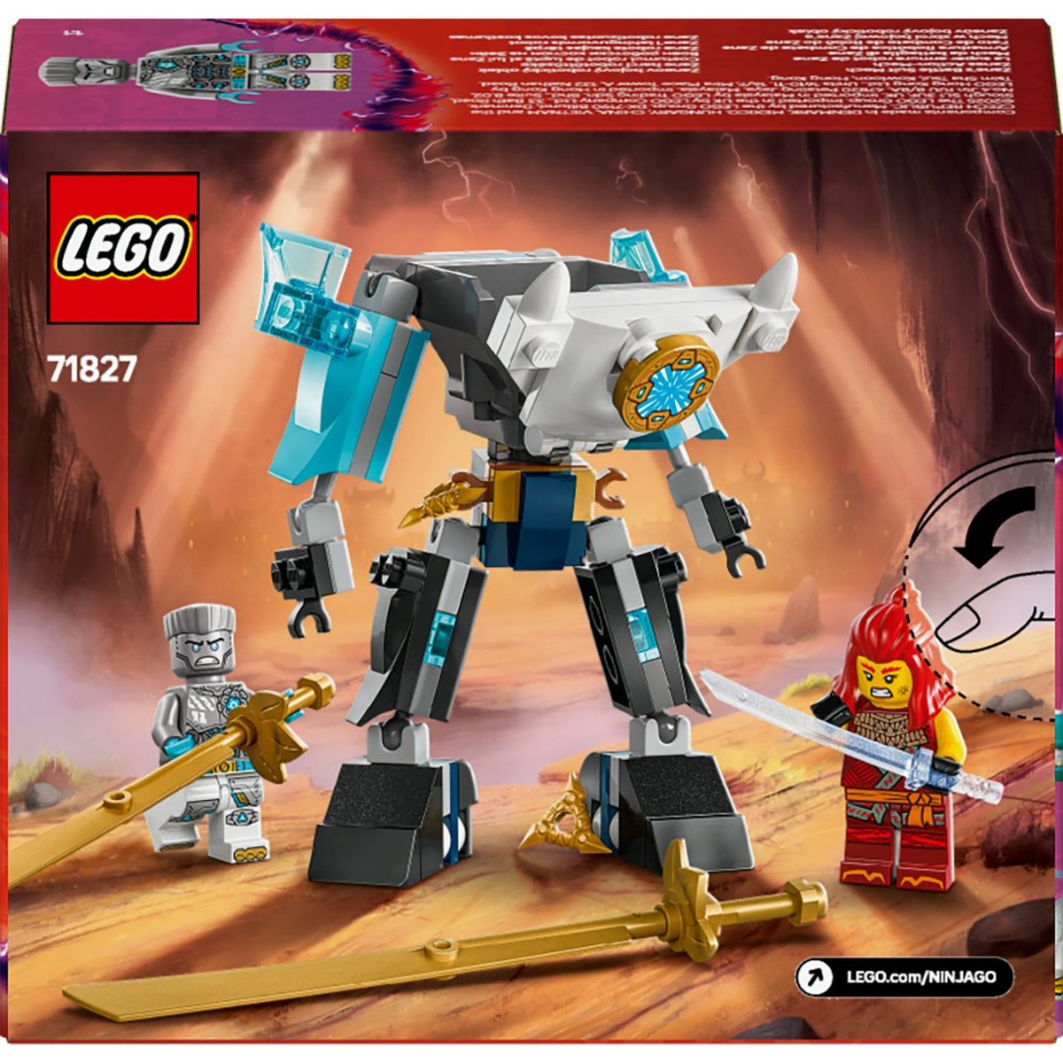 Lego Ninjago 71827 Mech bojowy Zane'a