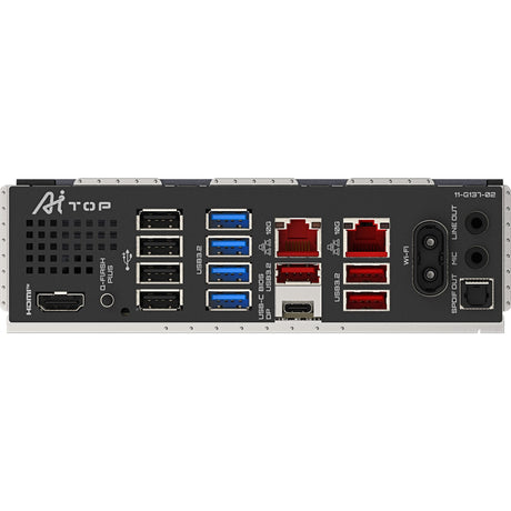 Płyta główna Gigabyte B850 AI Top Socket AM5 (czarno-szara, RAID, 2x 10 GB LAN, Wi-Fi 7, BT, dźwięk, ATX)