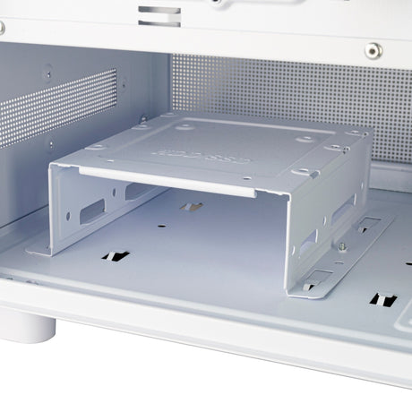 Obudowa mini tower Silverstone lucid 04 (biała | 2x USB-A | 1x USB-C | RGB | szkło hartowane)