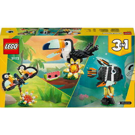 Lego® Creator Dzikie zwierzęta 3 w 1: tropikalny tukan - 31173