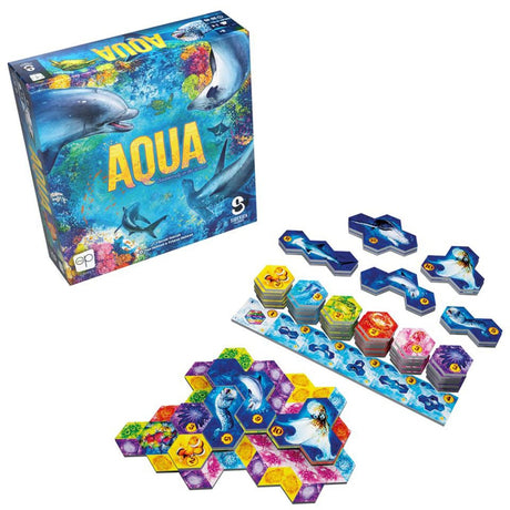 Gra planszowa Ty European Player Network Aqua: Biodiversi in the Oceans (angielski, 1–4 graczy, 30–45 minut, od 8 lat)