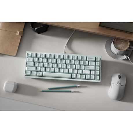 Keychron q16 on 8k klawiatura z przełącznikiem magnetycznym (jasnozielony, układ amerykański (qwerty), ultraszybki lime, 65%, rgb, hot swap, 8k)