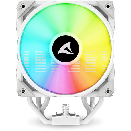 Chłodnica procesora Sharkoon a50 rgb (biała, 4-pinowe złącze wentylatora pwm)
