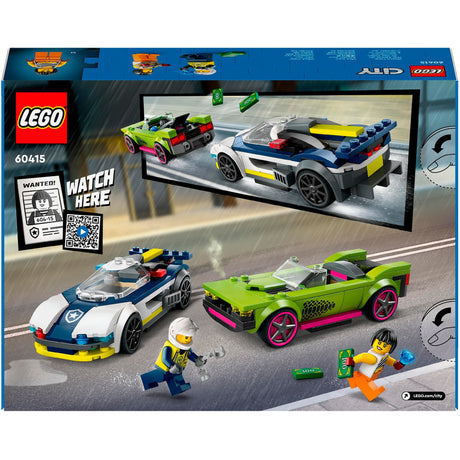 Lego radiowóz i szybki pościg samochodowy - 60415