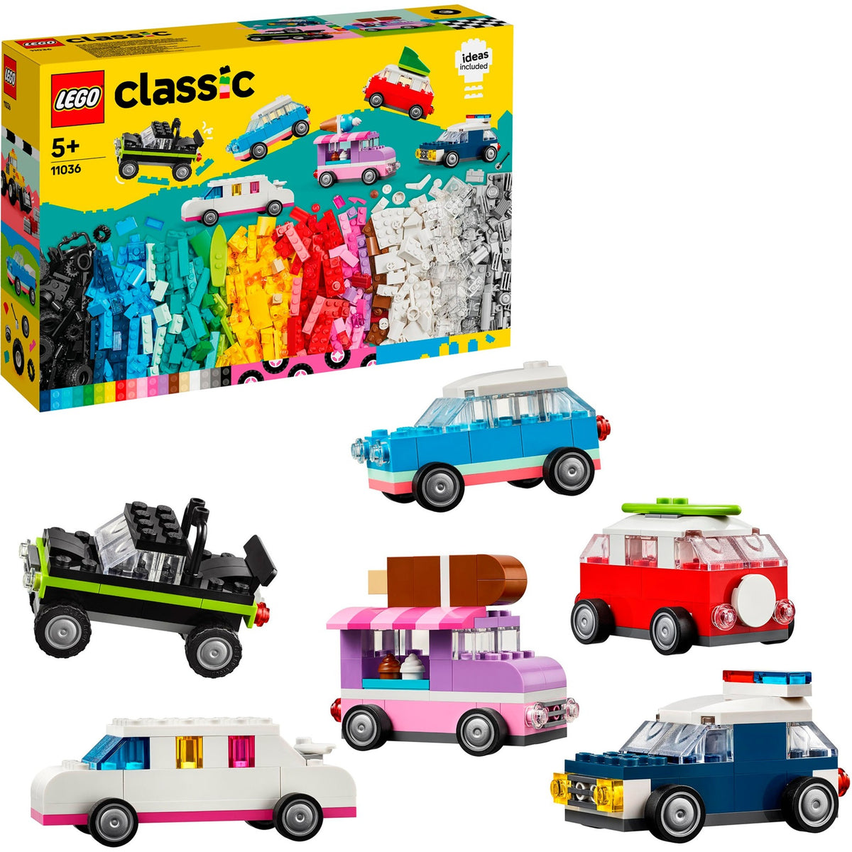 Klasyczne kreatywne pojazdy Lego - 11036