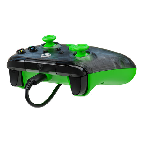 Kontroler przewodowy Turtle Beach Rematch Core (czarny zielony, Xbox Series X|S, Xbox One, PC)