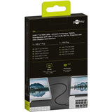 Kabel przejściowy Goobay USB-C na VGA (czarny, 1,8 m)
