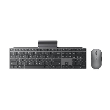 Nowoczesny zestaw bezprzewodowych komputerów stacjonarnych Lenovo 700 z wieloma urządzeniami (szary, układ US (QWERTY), 100%, 4000 dpi, 2,4 GHz, BT 5.3, USB-A)