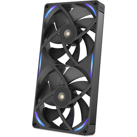 Wentylator wydajności Nzxt F280x RGB (czarny, 2 sztuki, 280 x 140 x 30 mm, pwm)