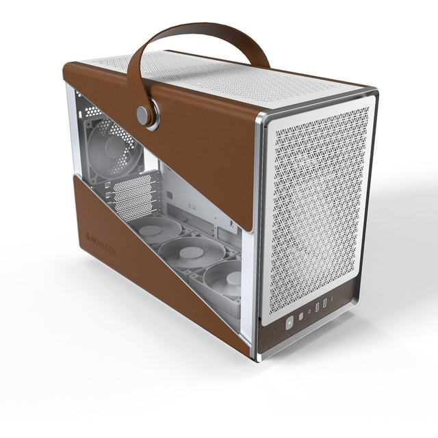 Obudowa midi tower Montech Heritage Pro (biały beż | 2x USB-A | 1x USB-C)