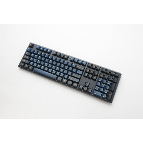 Ducky one 3 pro, klawiatura do gier (czarna, układ amerykański, wiśnia mx2a niebieska, dioda rgb, double-shot pbt, mechanika szarlatanu, hot swap)