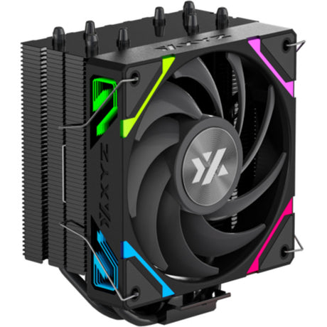 Chłodnica procesora Xyz PC Gear Thermax 4 RGB (czarna, ARGB, PWM)
