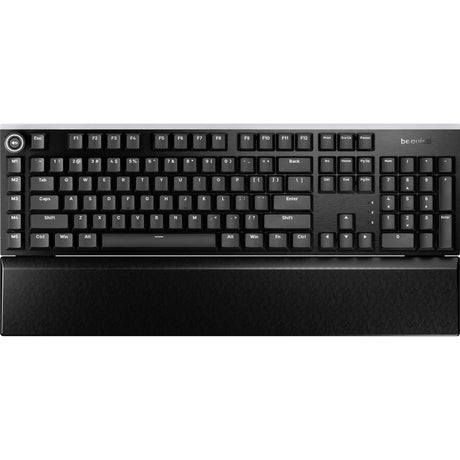 Bądź cicho! mechaniczna klawiatura do gier z lekkim mocowaniem, cicha dotykowa rgb (czarna, układ amerykański (qwerty), cicha dotykowa, 100%, argb, podwójne klawisze pbt)
