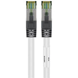 Kabel sieciowy Goobay kat. 8.1 s ftp (biały, 2 metry)