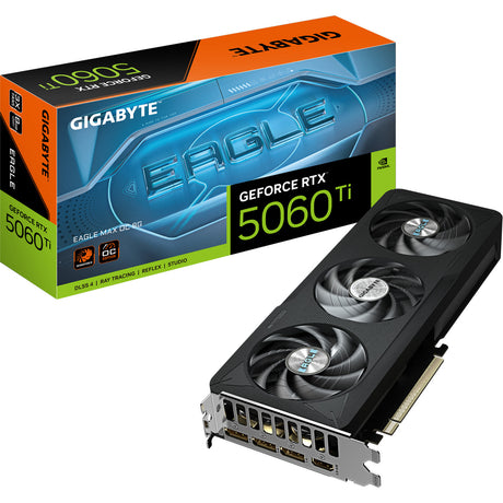 Karta graficzna Gigabyte GeForce RTX 5060 Ti Eagle Max OC 8G (DLSS 4, 3x Display Port, 1x HDMI 2.1)