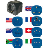 Zestaw wtyczek podróżnych Brennerstuhl (czarny, 1508160)