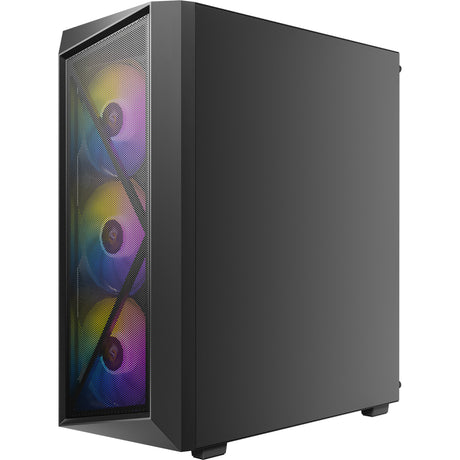 Obudowa midi tower Antec ax67 argb (czarna | 3x usb-a | szkło hartowane)