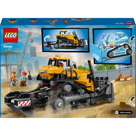 Lego ® city żółty spychacz, pojazd budowlany - 60466