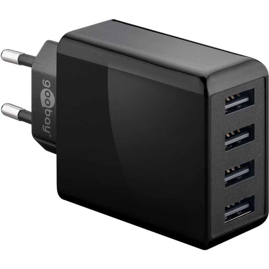 Goobay 4-kierunkowa ładowarka USB (30 W) (czarna)