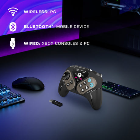 Bezprzewodowy inteligentny kontroler Turtle Beach Stealth Pivot (czarny, Bluetooth USB, 2,4 GHz, PC, Xbox, Android)