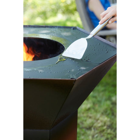 Zestaw grillowy premium szpatułek plancha wykonanych ze stali nierdzewnej 33cm