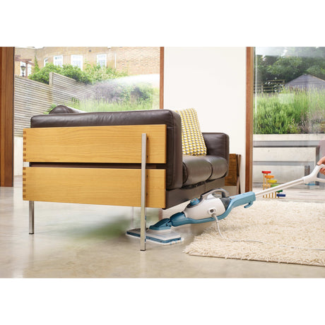 Mop parowy Black+decker fsmh1321 1600 W z 6 akcesoriami Odkurzacz parowy (biały niebiesko-szary)