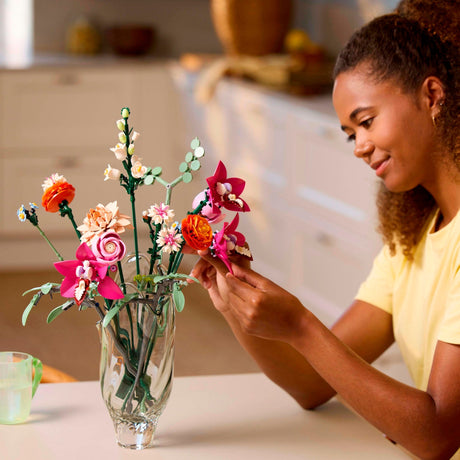 Lego Botanicals różowy bukiet - dekoracja kwiatowa - 10342
