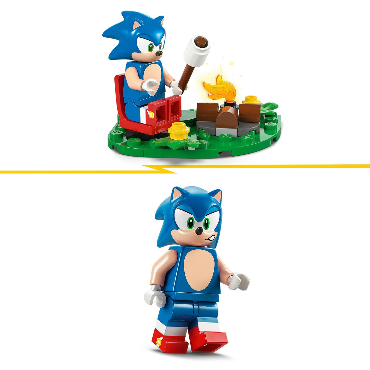 Lego Sonic the Hedgehog 77001 Pojedynek Sonics przy ognisku