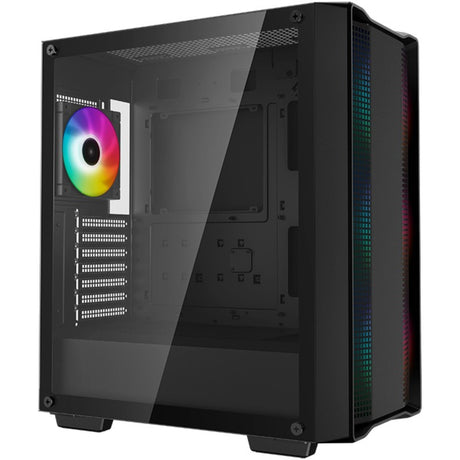 Obudowa midi tower Deepcool cc560 argb v2 (czarna | 2x usb-a | rgb | szkło hartowane)