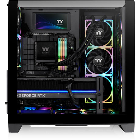 Obudowa Midi Tower Thermaltake View 390 Air (czarna | 2x USB-A | 1x USB-C | szkło hartowane)