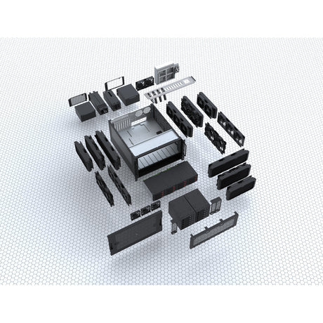 Silverstone rm61-312, stojak, obudowa serwerowa (czarny | 6u)