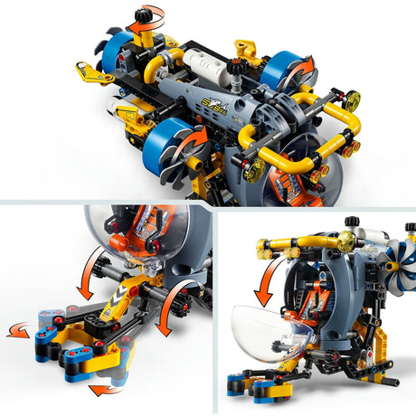 Lego Technic Łódź podwodna do eksploracji głębin morskich - 42201