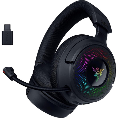 Nauszny zestaw słuchawkowy do gier Razer Kraken V4 (czarny, PC, Playstation 5, Nintendo Switch)