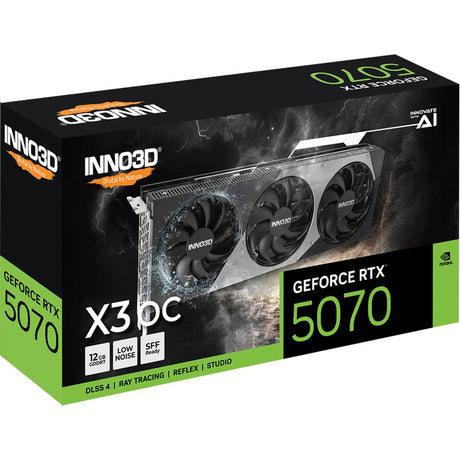 Karta graficzna Inno3d geforce rtx 5070 x3 OC (dlss 4, 3x display port, 1x hdmi 2.1)