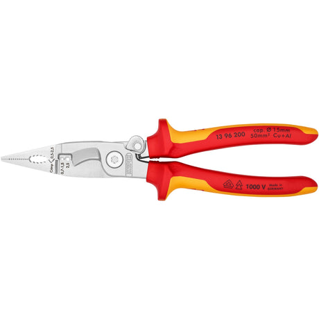Szczypce do instalacji elektrycznych Knipex vde 1396200