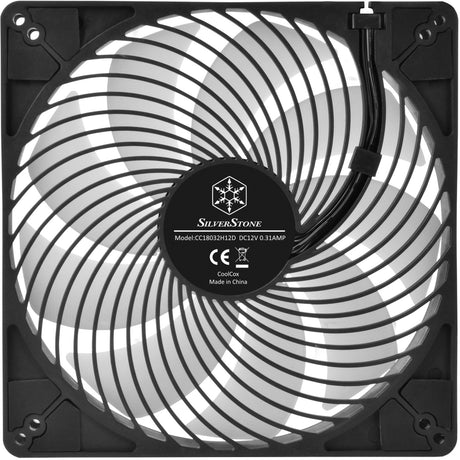 Wentylator obudowy Silverstone 184i argb (czarny, 180 x 180 x 32 mm, pwm)