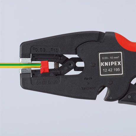 Automatyczne szczypce do ściągania izolacji Knipex multistrip 10 1242195 (czarno-czerwony)