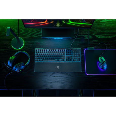 Klawiatura do gier Razer Ornata V3 x Low Profile RGB (czarna, układ US (QWERTY), membrana, 100%)