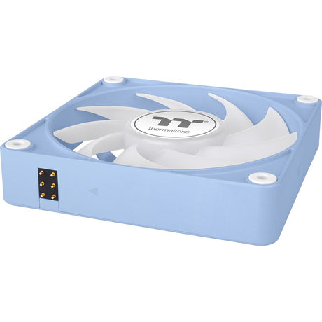 Thermaltake ct120 ex argb Sync wentylator chłodzący do komputera hortensja niebieska (pakiet 3 wentylatorów) wentylatory do obudowy (jasnoniebieski, 3 sztuki, 120 x 120 x 25 mm, pwm)