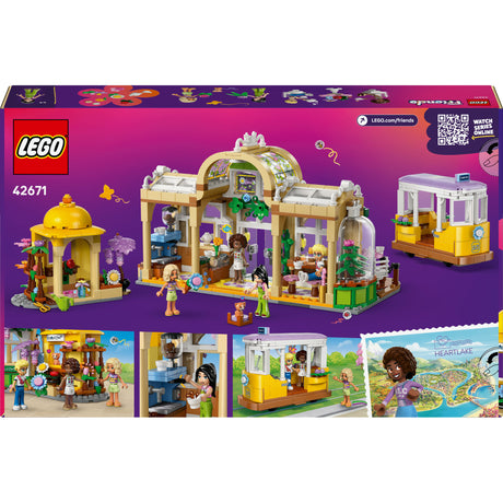 Zestaw Lego® Friends do budowania kawiarni i kwiaciarni w roślinie — 42671