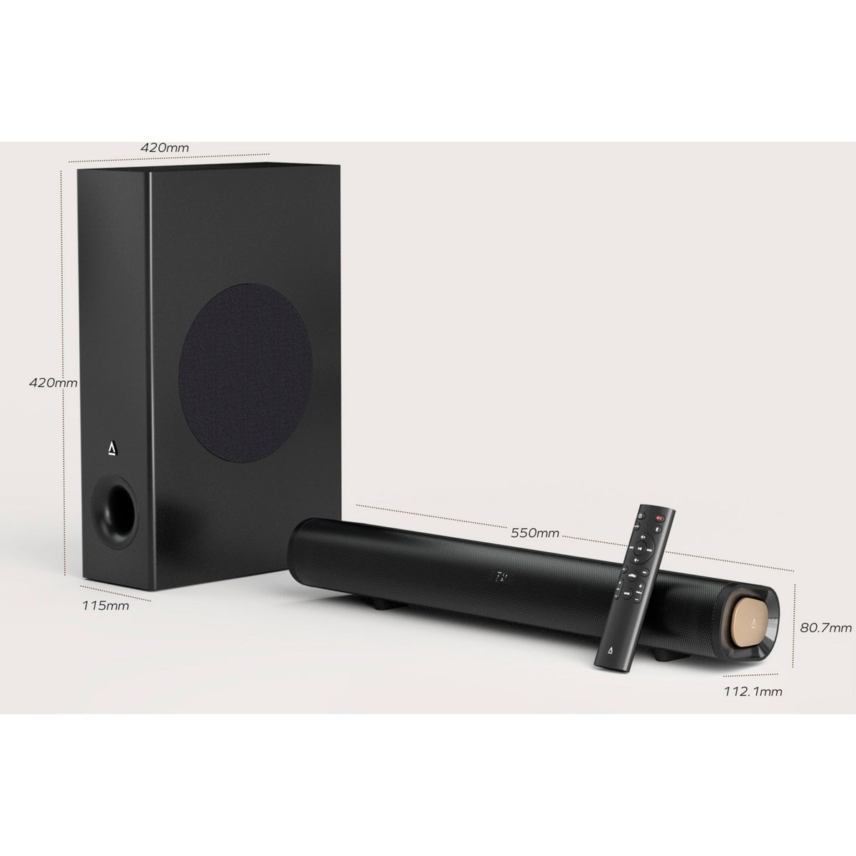 Soundbar Creative Stage Pro (czarny, HDMI 2.0, Bluetooth, USB audio)