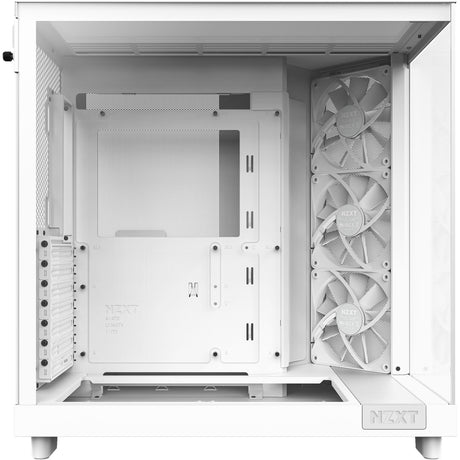 Obudowa midi tower Nzxt h6 flow (biała | 2x USB-A | 1x USB-C | szkło hartowane)