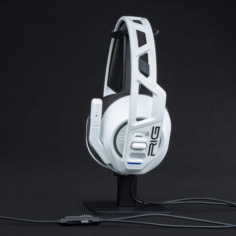 Nauszny zestaw słuchawkowy do gier Nacon rig 300 pro hs (biały, playstation 4, playstation 5, xbox, nintendo switch, pc)