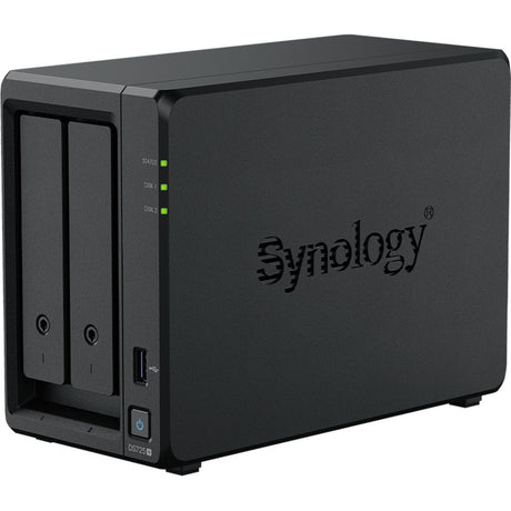 Stacja dyskowa Synology ds725+ nas (czarna, 2x LAN, USB-A 3.2 (5 Gbit s))