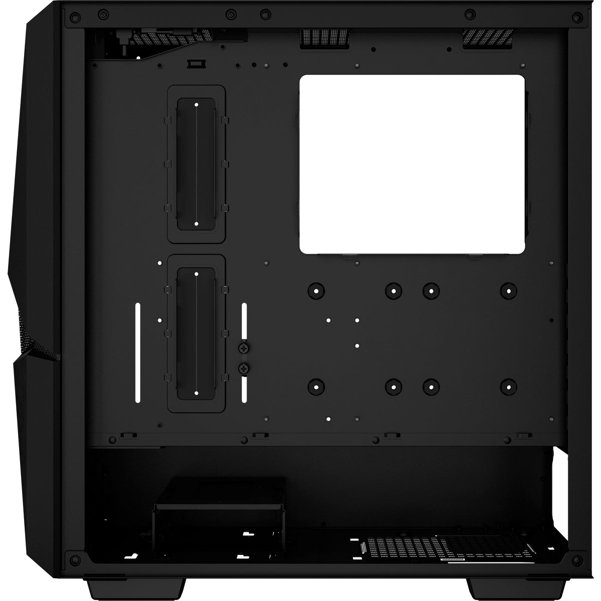 Obudowa midi tower Deepcool Cyclops (czarna | 1x USB-A | 1x USB-C | okienko)